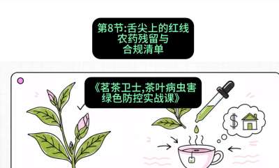 第08节：舌尖上的红线&mdash;&mdash;农药残留与合规清单，课程：《茗茶卫士&mdash;&mdash;茶叶病虫害绿色防控实战课》#识农AI